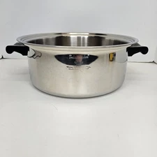 Saladmaster Five Star TP304S (5 Quart) Stock Pot Stainless Steel No Lid