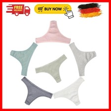 Bequeme und sexy Damen Thongs - 6er Pack, hypoallergen und farblich beständig
