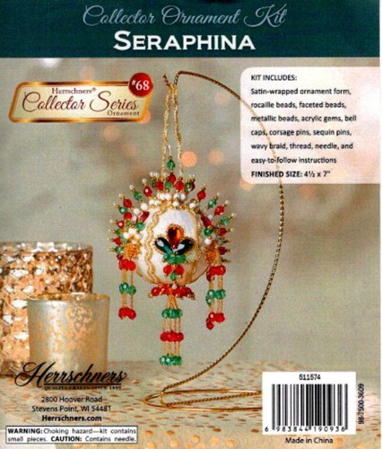HERRSCHNERS SERAPHINA COLLECTOR SERIES ORNAMENT KIT # 68