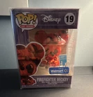 Funko Pop! Disney Art Series Firefighter Mickey Mouse #19 Walmart Exclusive