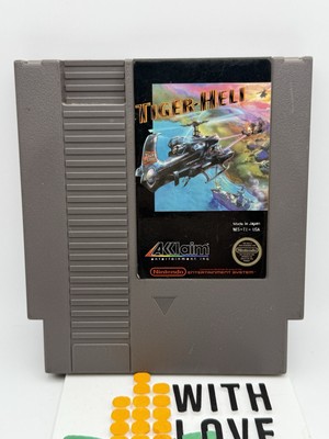 Tiger-Heli [5 Screw] Nintendo NES - Tested Vintage 80s Shoot 'em Up Retro Game