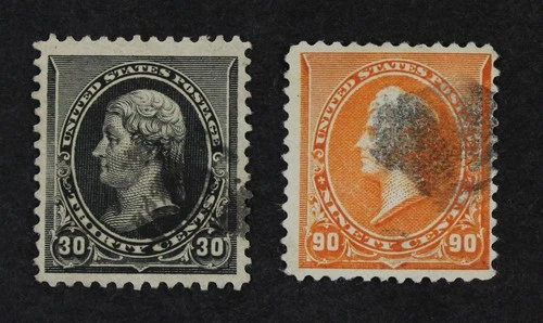 CKStamps: US Stamps Collection Scott#228 229 30c 90c Used