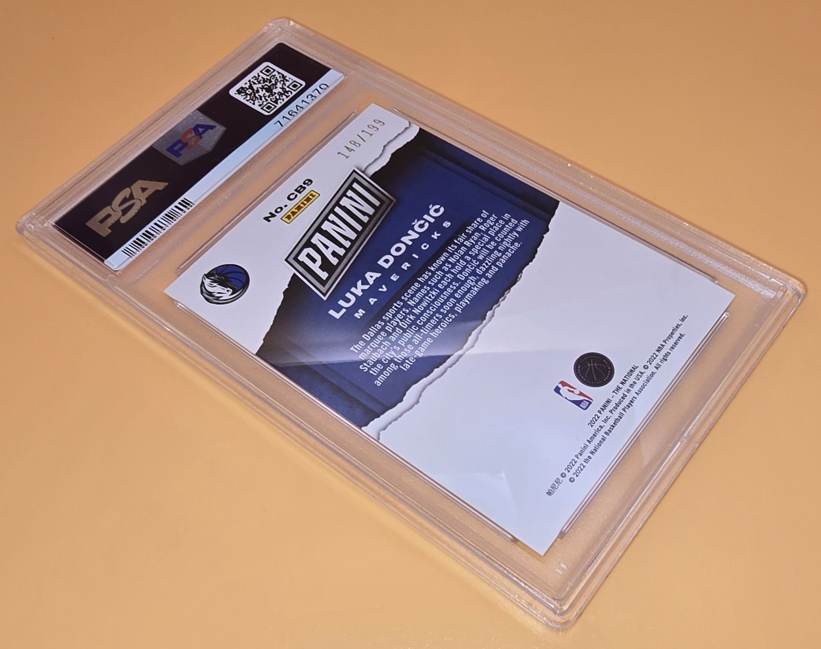 Luka Doncic PSA 10 #'d Low Pop 2022 Panini The National Case Breaker #CB9 Graded view 18