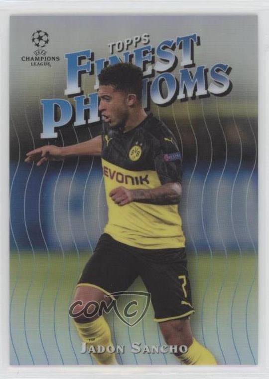 2019-20 Topps Finest UEFA Champions League Phenoms Jadon Sancho #FP-JS 1vy
