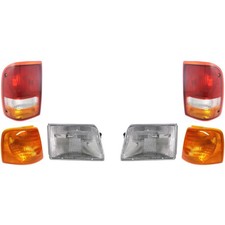 Headlight Kit For 1993-97 Ford Ranger With Tail Light Corner Light Left & Right