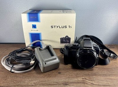 Olympus Stylus 1S 12.0MP Compact Digital Camera Black - Fully Functional