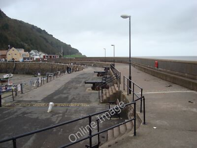Foto 12x8 Minehead Hafenmauer Drei Kanonen sind ein interessantes Feature c2011