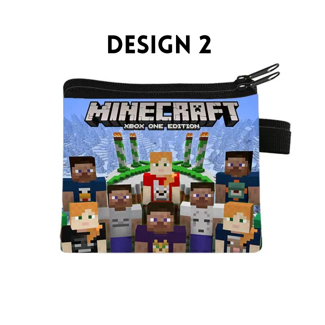 Minecraft Wallet Kids Money Purse Gift Birthday Present Boys Unisex UK  Seller