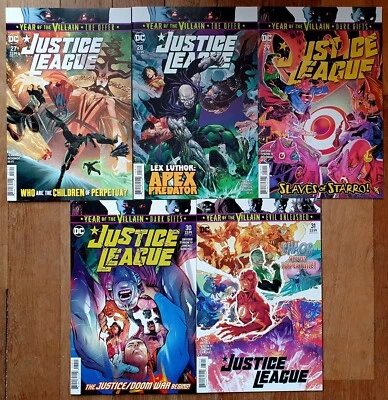 5 COMICS JUSTICE LEAGUE N° 27 à 31 DC 2019 - Photo 1/2