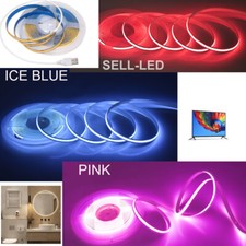 USB 5V COB LED Strip Light Soft Flexible Tape High Density 320LED/M Linear 1-5M