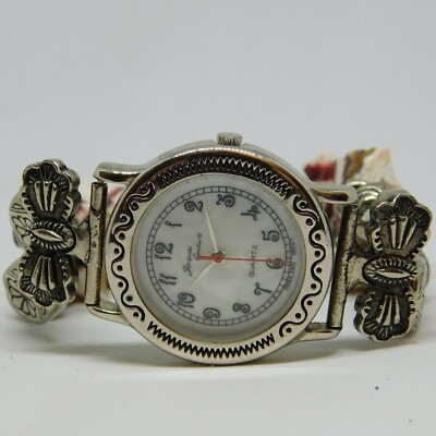 Jacques Couture Silver Tone Quartz Analog Ladies Watch Sz. 7''