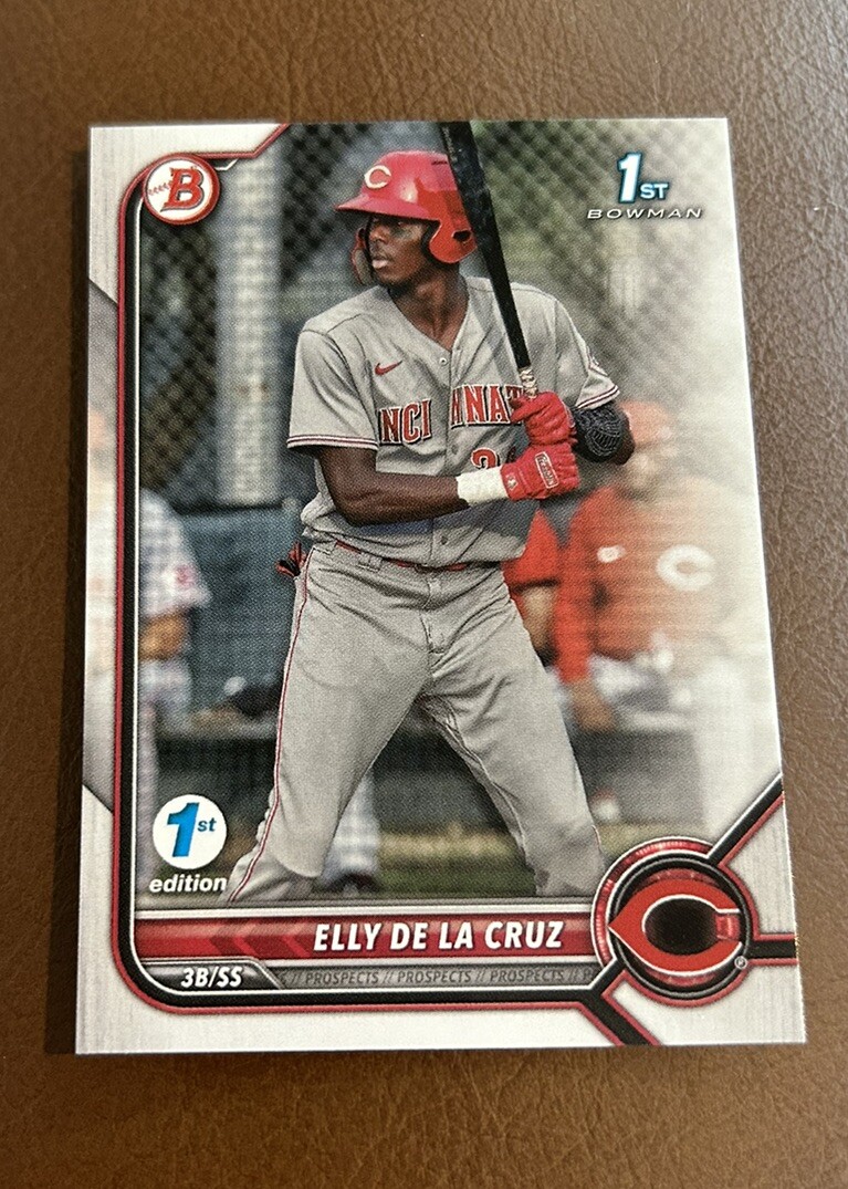 2022 1st Bowman Prospect Base #BPPF-50 Elly De La Cruz Edition Reds