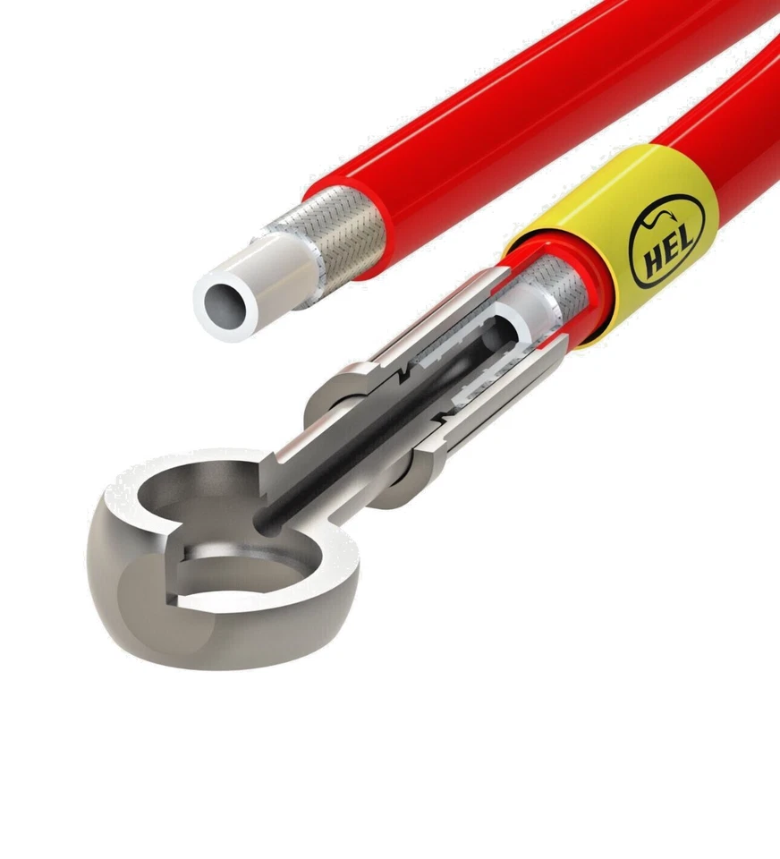 tubi freno in treccia auto aereonautica su misura per alfa romeo 156 gta 3.2 932 - Immagine 2 di 4