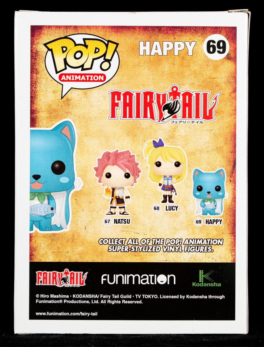 Funko Pop! Happy #69 w/ Pop Protector Fairy Tail FYE Exclusive