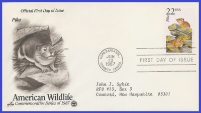 USA4 #2319 ADDR PCS ARTCRAFT FDC   Pika