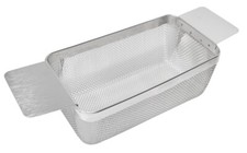 8" x 4" x 3.5" Stainless Steel Fine Mesh Ultrasonic Cleaner Basker Jewelry Clean