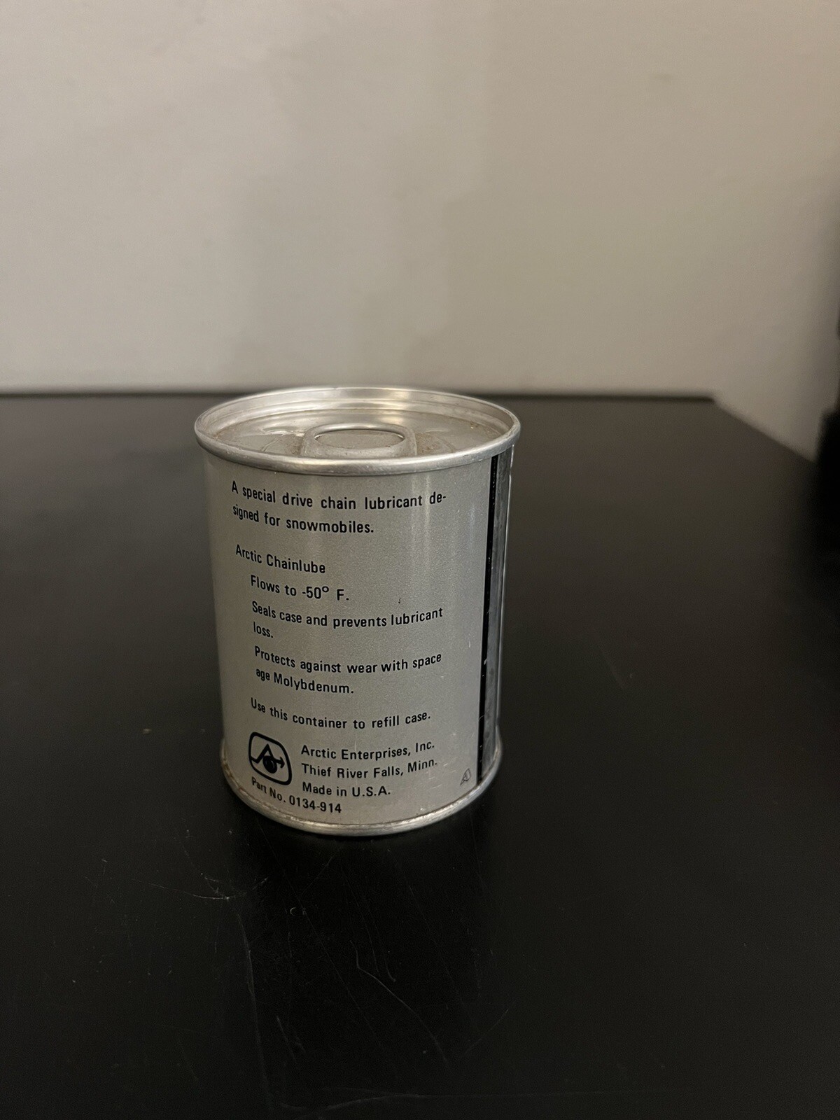 Vintage Arctic Cat Snowmobile Oil Can Full Chain case Oil eBay