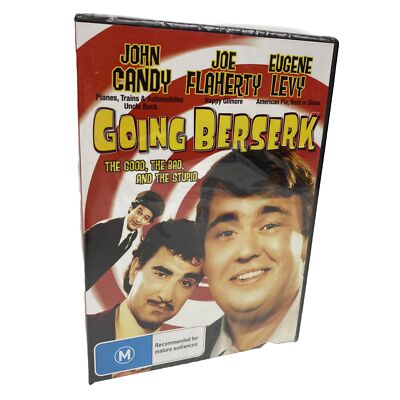 Going Berserk DVD Comedy John Candy Eugene Levy PAL Reg4 New Sealed RARE OOP