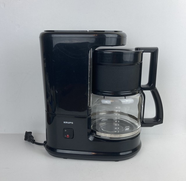 Vintage Krups Brewmaster Plus 10 Cup Coffee Maker Type 140 in Black eBay