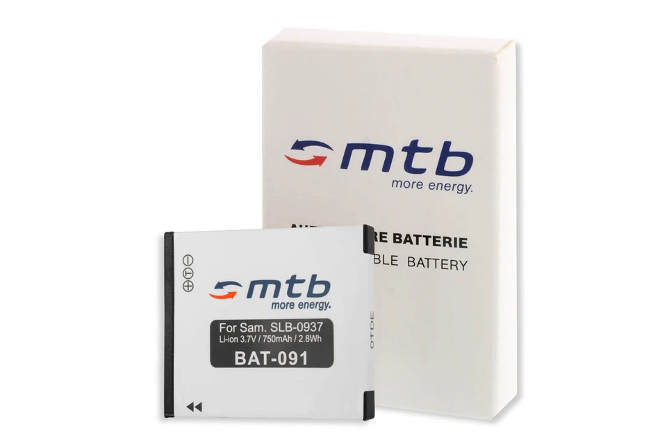 Akku SLB-0937 für Samsung Digimax i8, Samsung L730, L830,Samsung NV4,NV33,PL10 - Bild 4 von 4