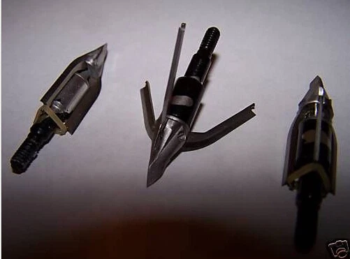 6PK Rocket arrow heads meat seeker arrow broadheads tips 100gr 3 blades hunting - Image 3 of 4