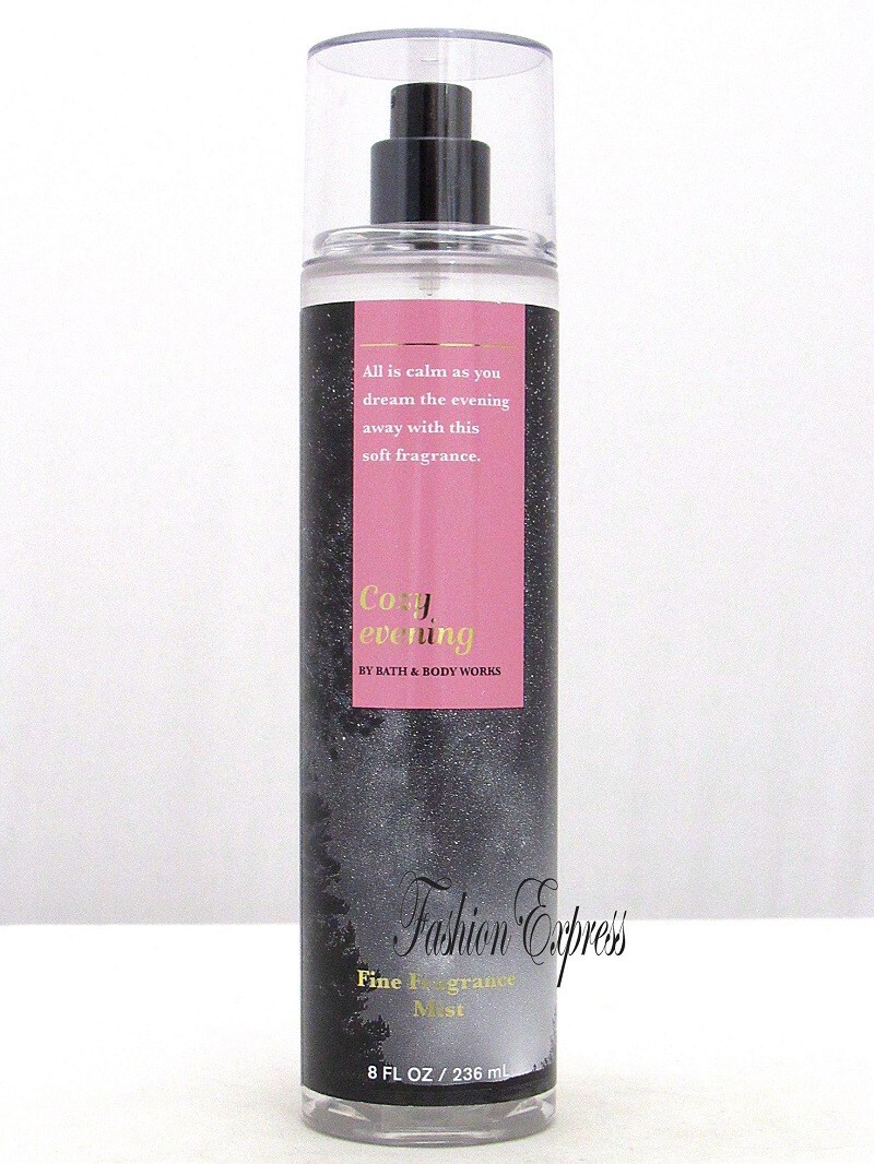 BATH & BODY WORKS COZY EVENING FRAGRANCE BODY MIST SPRAY 8 FL OZ