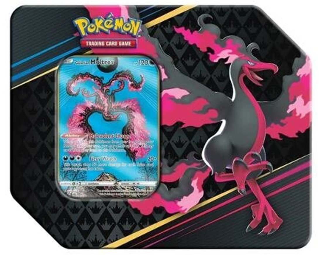 Thumbnail - Pokemon 7" Tin Box Crown Zenith En (us-version) Galarian Zapdos