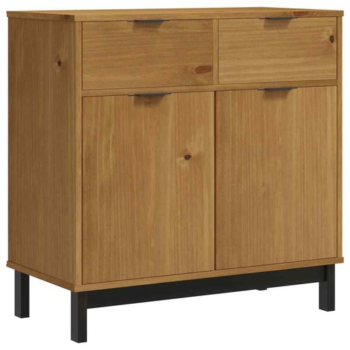Sideboard FLAM 80x40x80 Solid Wood Pine S3U1 - Picture 2 of 11
