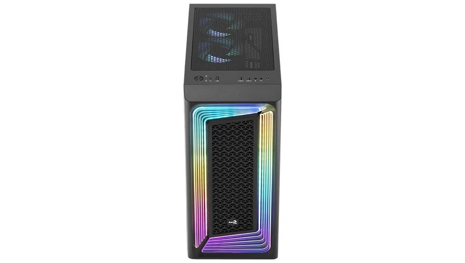 4711099473649 Aerocool Interstellar Midi Tower Black Aerocool - Image 3 of 4