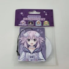 Neptunia Goddess Waifu Car Air Freshener Set Purple Heart Vanilla Idea Factory