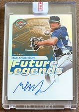 2024 Panini Prospect Edition Future Legends Autograph Silver Prizm Max Anderson