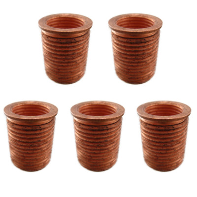 #ad Big Sert 51409 M14 x 1.25 x 23.0MM Spark Plug Washer Seat Insert 5 Pack $80.82