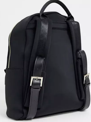 $169. Ted Baker Resse Ruffle Detail Backpack Black Gold | eBay display picture 3