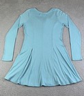 Free People FP Beach Sleep Shirt Blue Long Sleeve Flowy Sleepwear Size Large EXC — photo 2