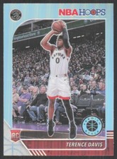 2019-20 Panini NBA Hoops Premium Silver Prizm Terence Davis II Rookie #257