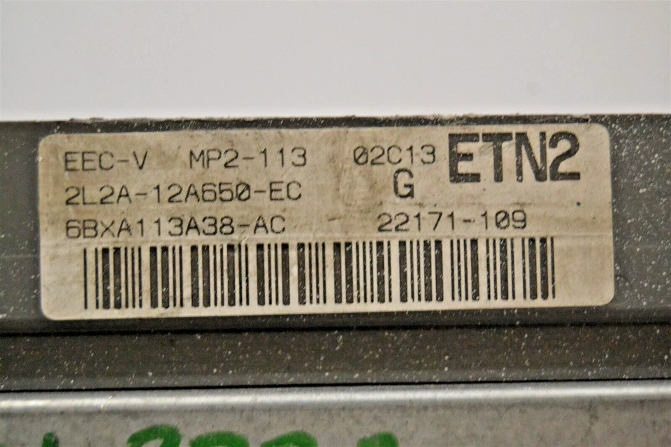 Unidad de control del motor 2L2A12A650EC Ford Explorer Sport 2002 módulo ECU 14F5 32  Foto 2 de 4