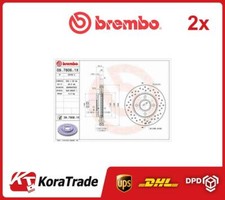 2x OE QUALITY BRAKE DISC SET 0978061X BREMBO P