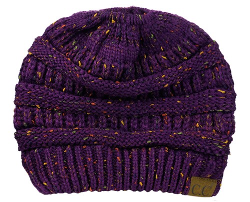 CC Beanie Tail CONFETTI Soft Stretch Zopfmuster Messy High Bun Pferdeschwanz Beanie - Bild 102 von 142