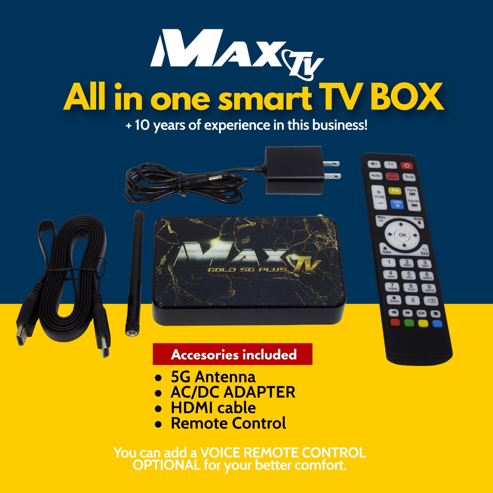 MAX TV GOLD 5G PLUS 5G 4K Quad Core 64 Bit ANDROID 9.1 PVR WIFI eBay