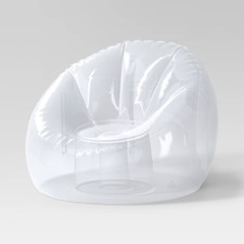 Inflatable Novelty Dorm Chair Clear Color - Room Essentials