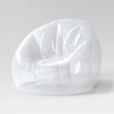 Inflatable Novelty Dorm Chair Clear Color - Room Essentials