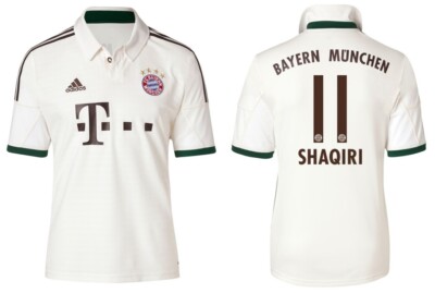 Trikot Adidas FC Bayern 2013-2014 Away Xherdan Shaqiri 11 I Auswärts  Wiesn FCB