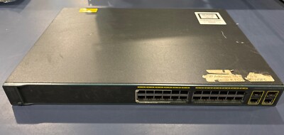 Cisco Catalyst 2960 WS-C2960+24LC-L 10/100 Ethernet 48 Port Fast Ethernet Switch