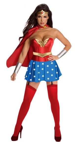 Costume Woman Lovely Wonder Woman Superwoman Halloween Carnival 39289