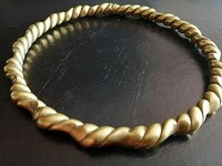 ANCIENT ANTIQUE TWISTED COPPER BRONZE BRACELET MUSEUM QUALITY MAGNIFIQUE UNIQUE