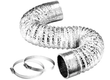 Vivosun Flexible Air Ducting Dryer Ventilation Hose Aluminum with 2 Clamps