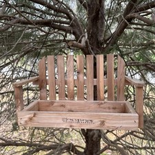 Front Porch Swing Style Bird Feeder By Homegrown Cedar Products Outdoors Nature
