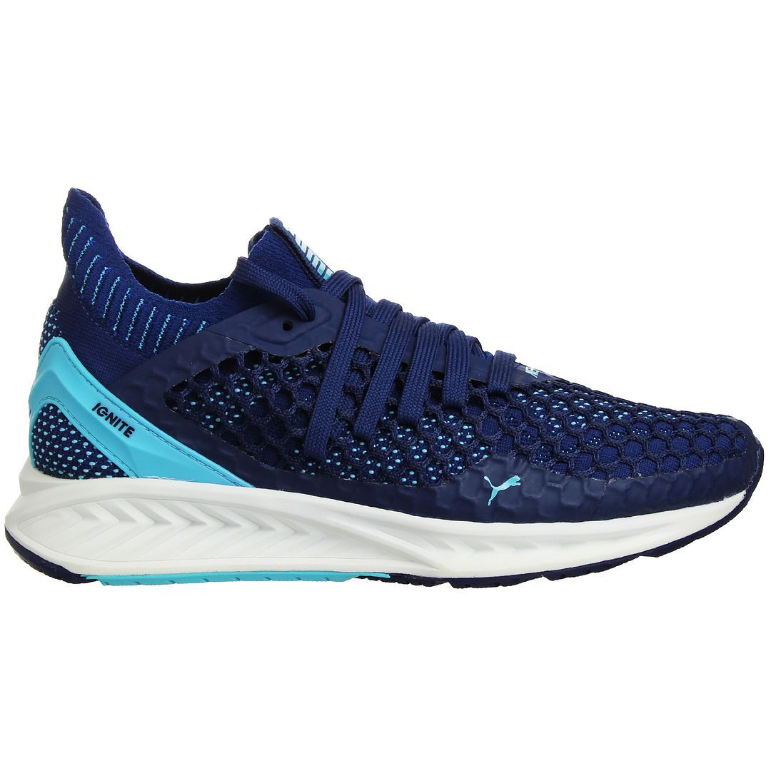 Puma Ignite Netfit Womens Navy Running Shoes | eBay UK