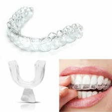4 X Silicone Night Mouth Guard Teeth Clenching Grinding Dental Sleep Aid 