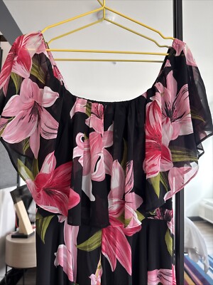 chinese dress ladies Rent Forever New Ruffle Strap Maxi Dress In Floral